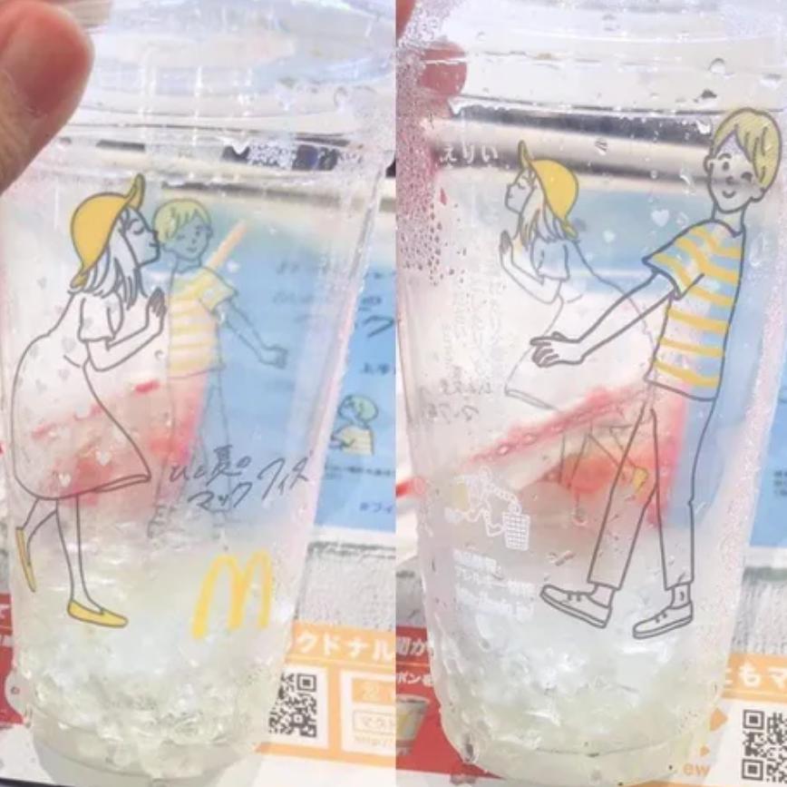 Ограниченная партия стаканчиков в японском макдональдсе