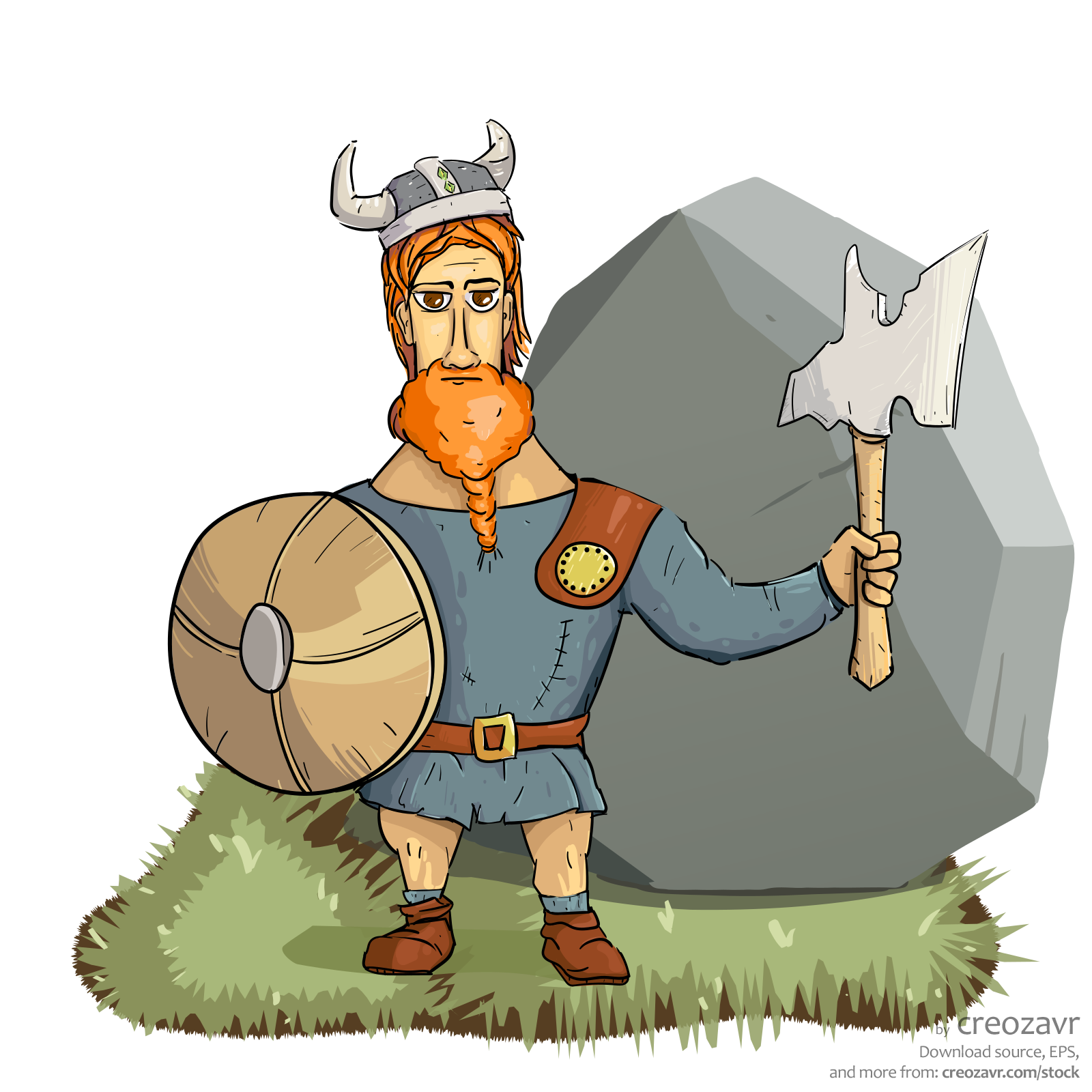 Animated viking