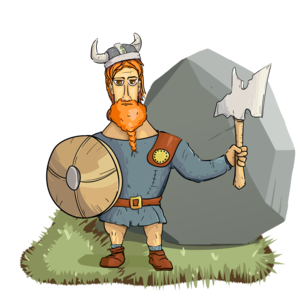 Animated viking