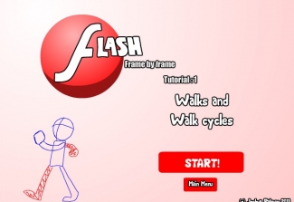 Создание цикла ходьбы во Flash